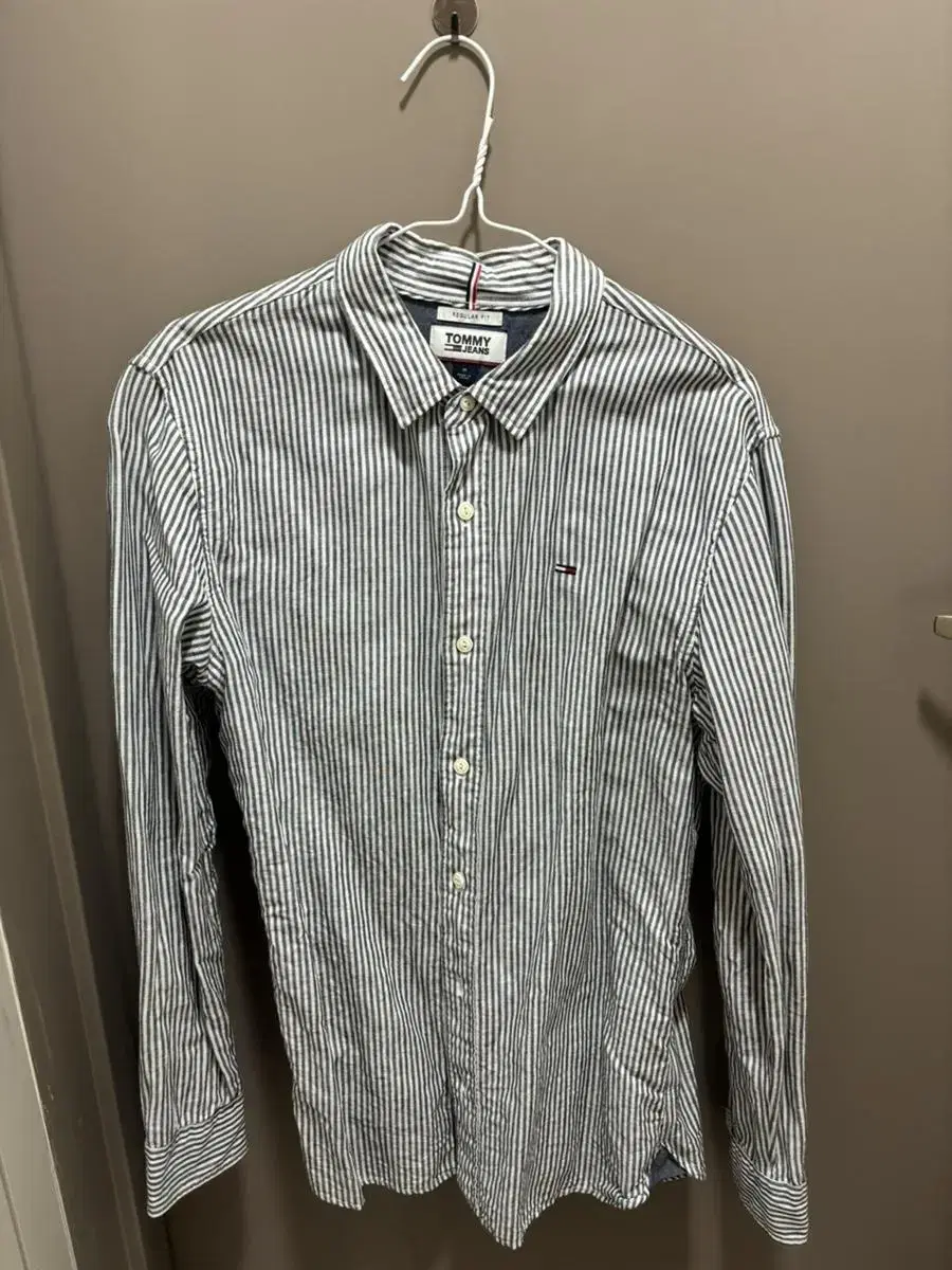 Tommy Jinns Navy Striped Shirt