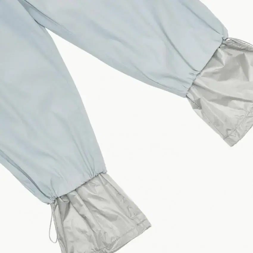 아모멘토 DRAWSTRING LAYERED PANTS_GREY MINT