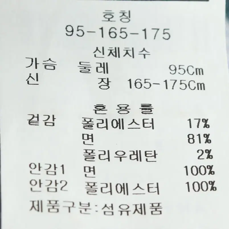 (M) 바쏘옴므 정장 슈트 자켓 블레이저 네이비 폴리 슬림핏-B6F7