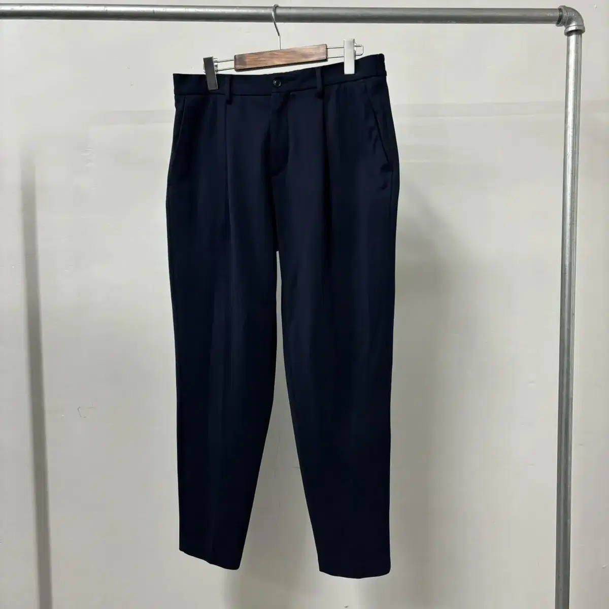 Zara Zara Banded One-Tuck Waffle Cotton Pants Quick sale