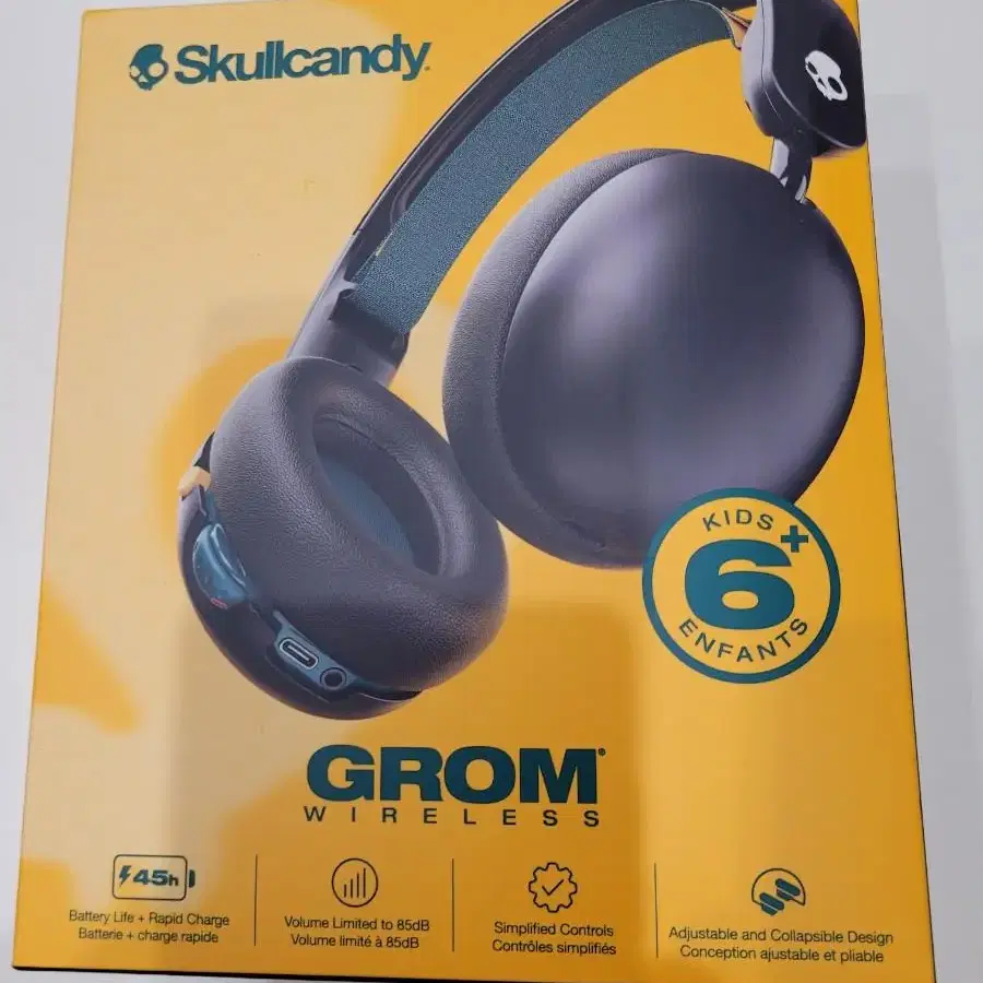 Skullcandy Grom 스컬캔디 그롬 아동용 무선 헤드셋