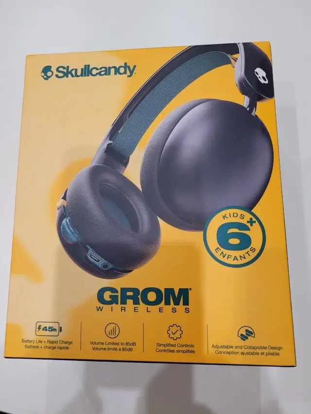 Skullcandy Grom 스컬캔디 그롬 아동용 무선 헤드셋