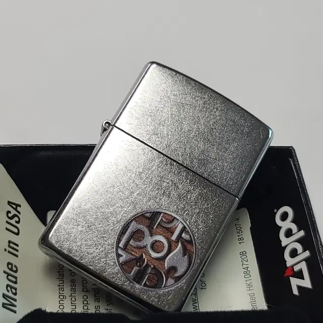 미개봉 정품 29872 ZIPPO BUTTON LOGO 새 지포라이터