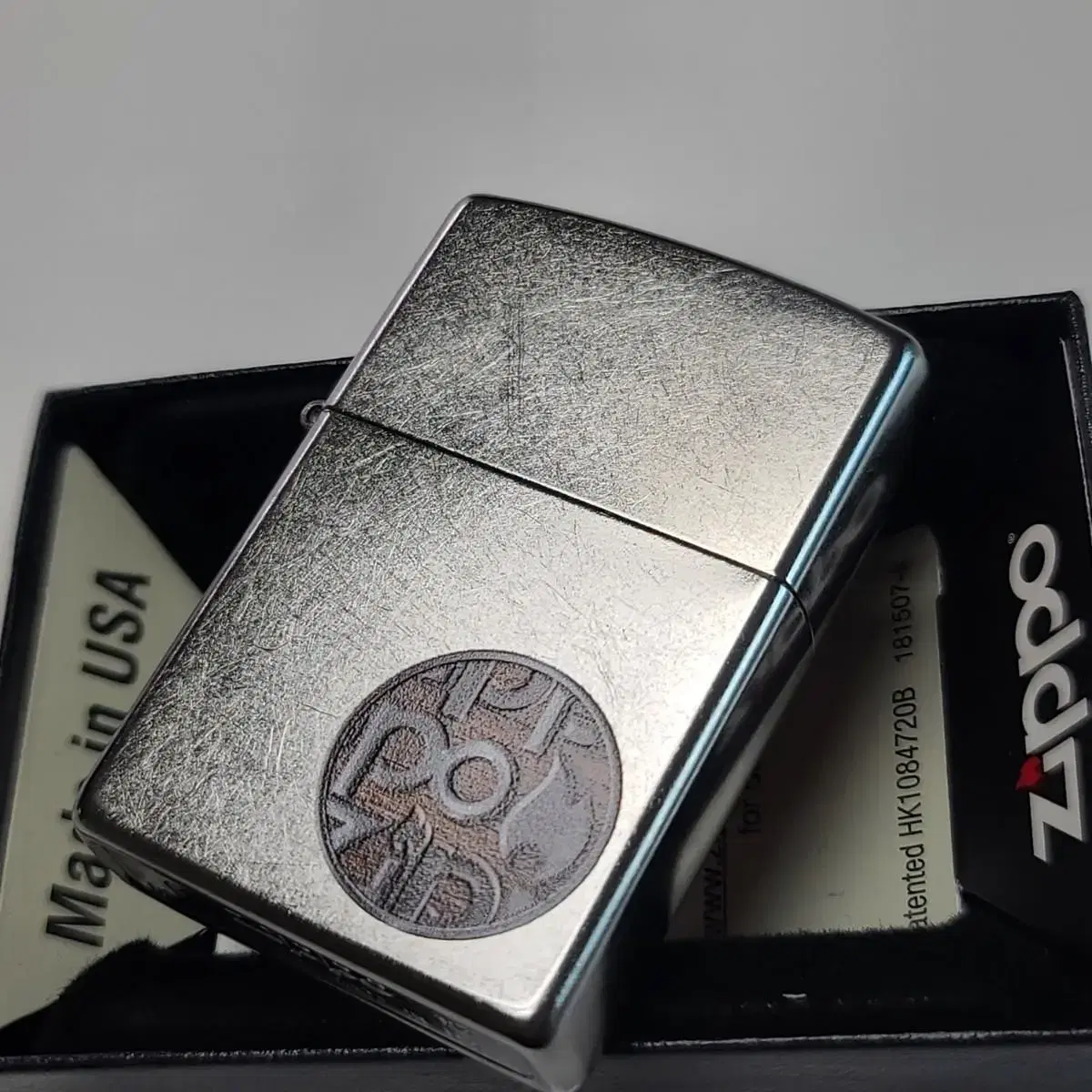 미개봉 정품 29872 ZIPPO BUTTON LOGO 새 지포라이터