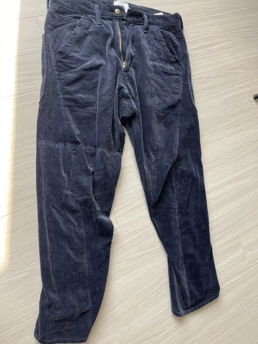 [S] Caloline Corduroy Pants Navy caloline