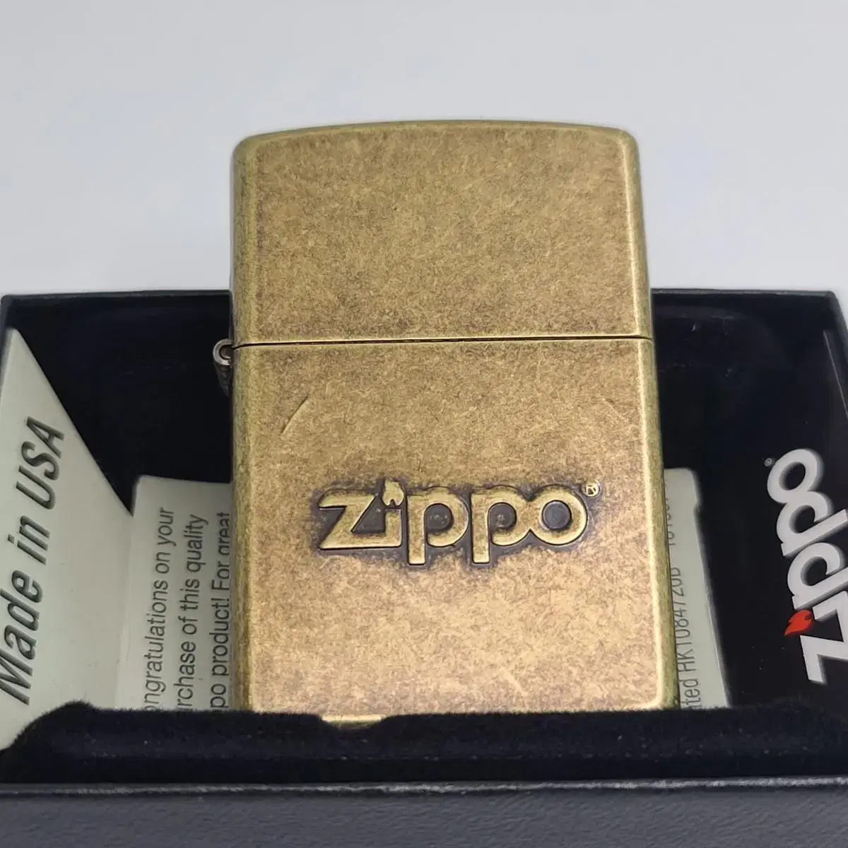 미개봉 정품 ZIPPO STSMP ANTI BRASS 새 지포라이터