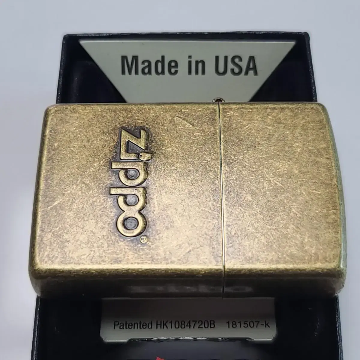 미개봉 정품 ZIPPO STSMP ANTI BRASS 새 지포라이터