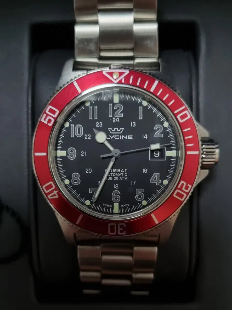 [GLYCINE] 글라이신 컴뱃 다이버 오토매틱 시계