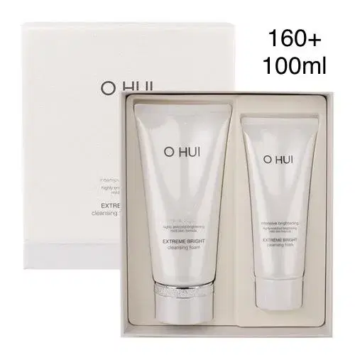 오휘 익스트림 브라이트 클렌징 폼 160ml + 100ml 세트