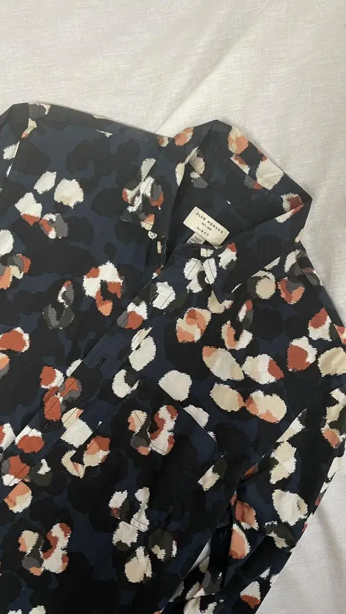 Club Monaco Oil Painting Shirt