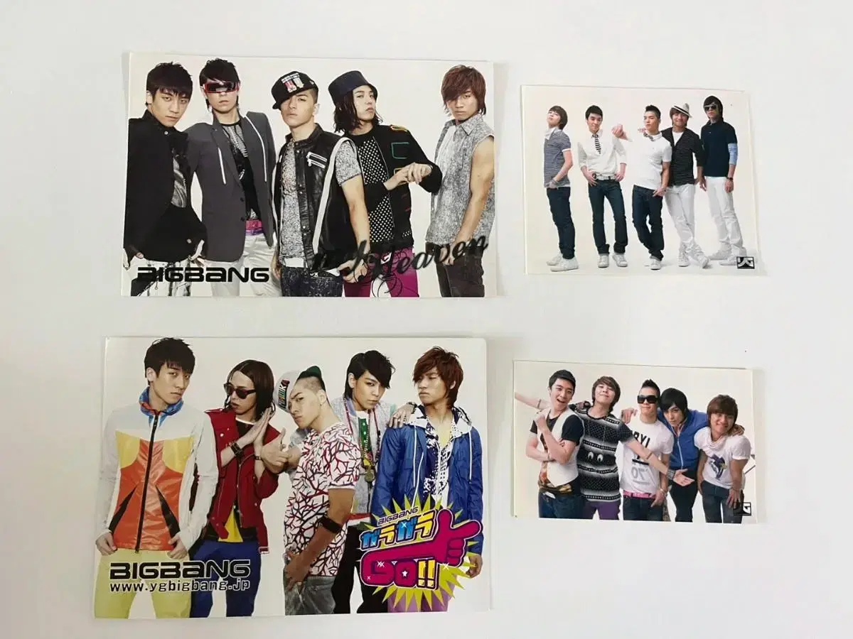 The Big Bang Organization postcard sticker Official goods