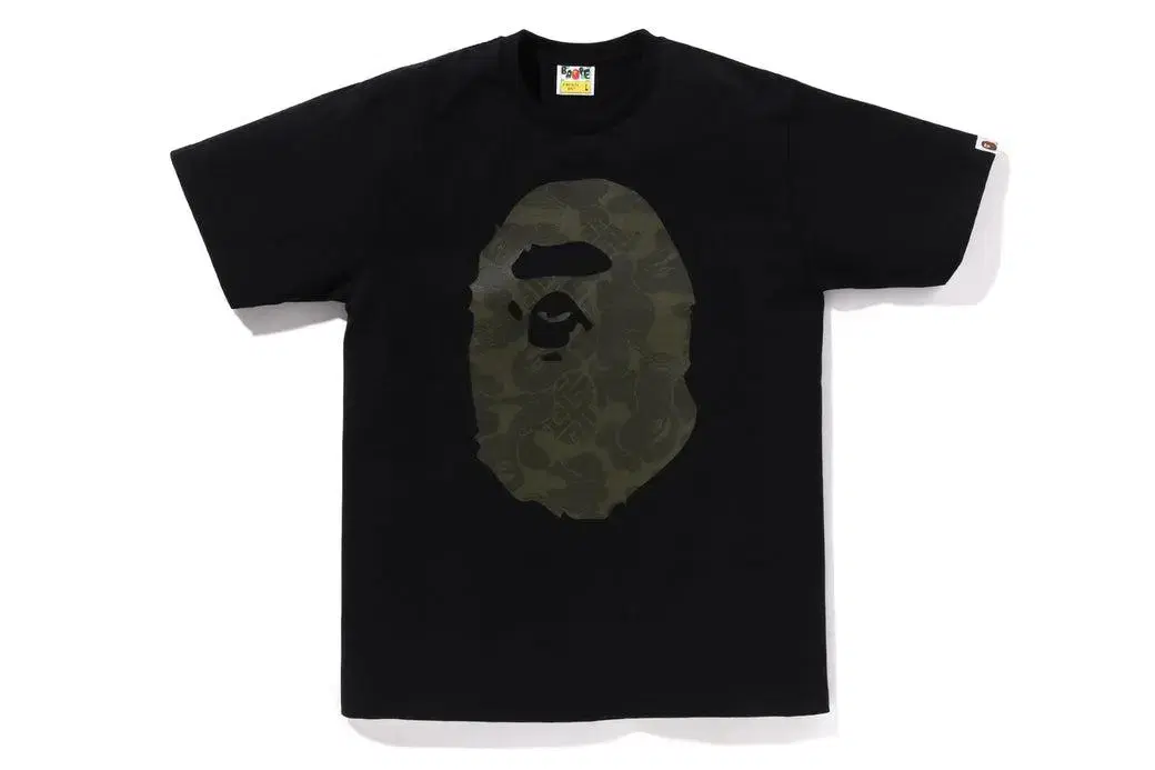 [Overseas] Vape Asia Camo Big Ape Head Short Sleeve T-Shirt 24SS