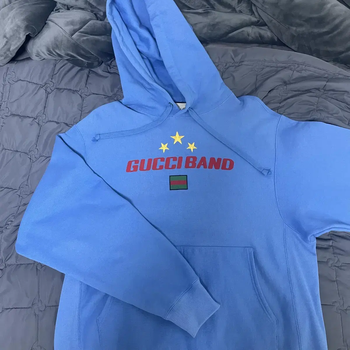 구찌 Gucci Band Flag Hoodie L 새상품