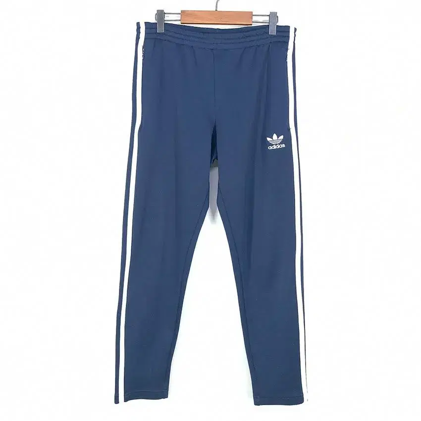 Adidas Men's OPEN HEM SST Banded Trousers Navy 100 (HU29742