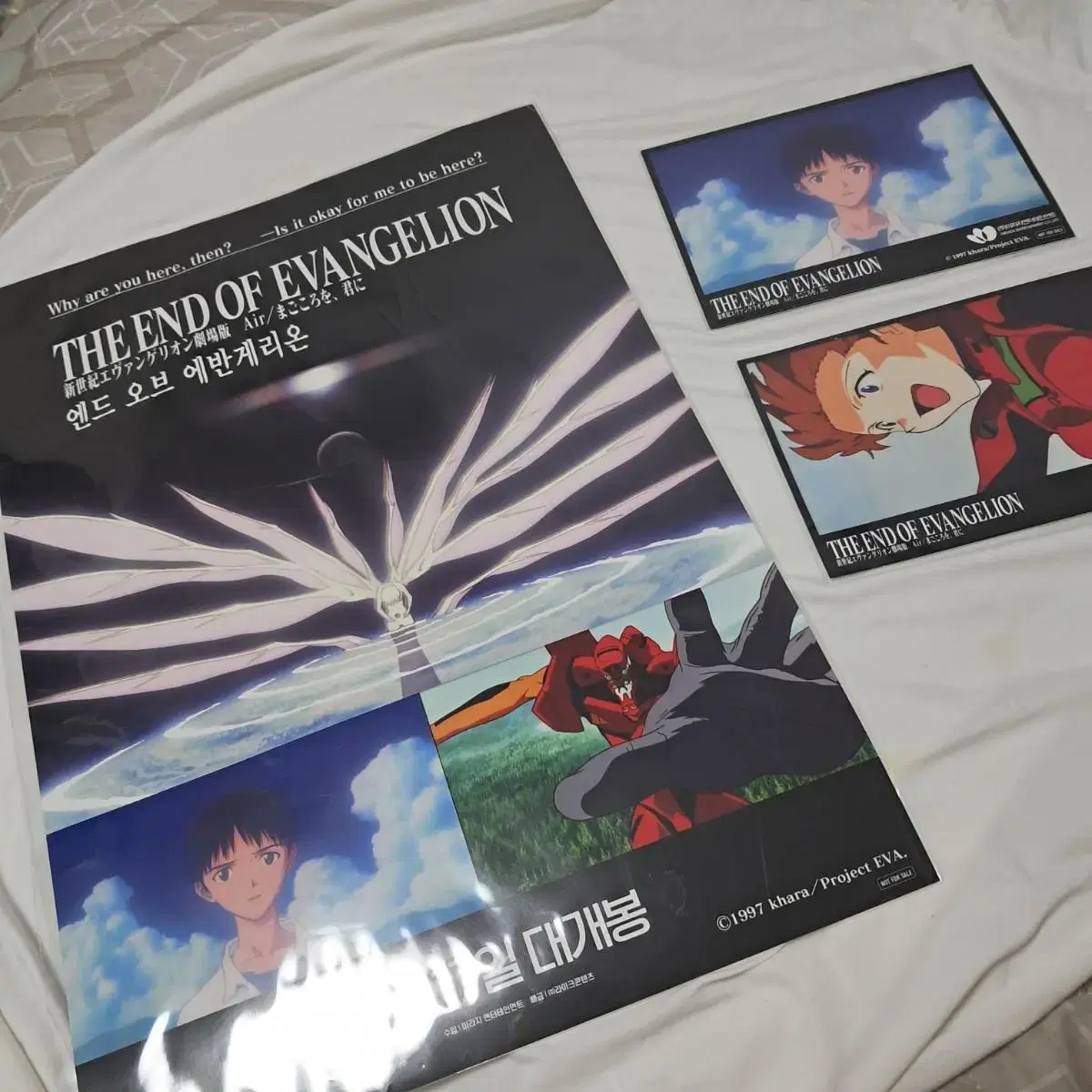 End of Evangelion postcard poster pre-order benefit sells.