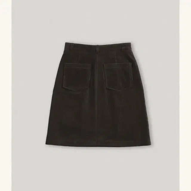 스무스무드 Le Pain Brown Corduroy Skirt