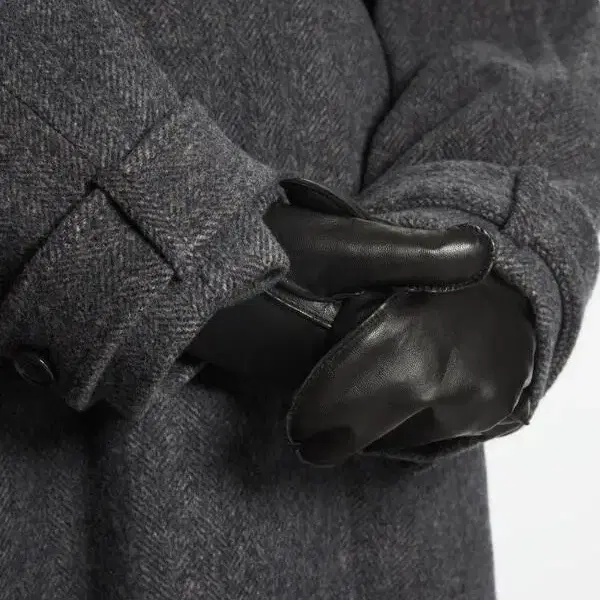 코스 여성 가죽장갑 cos cashmere leather mitten