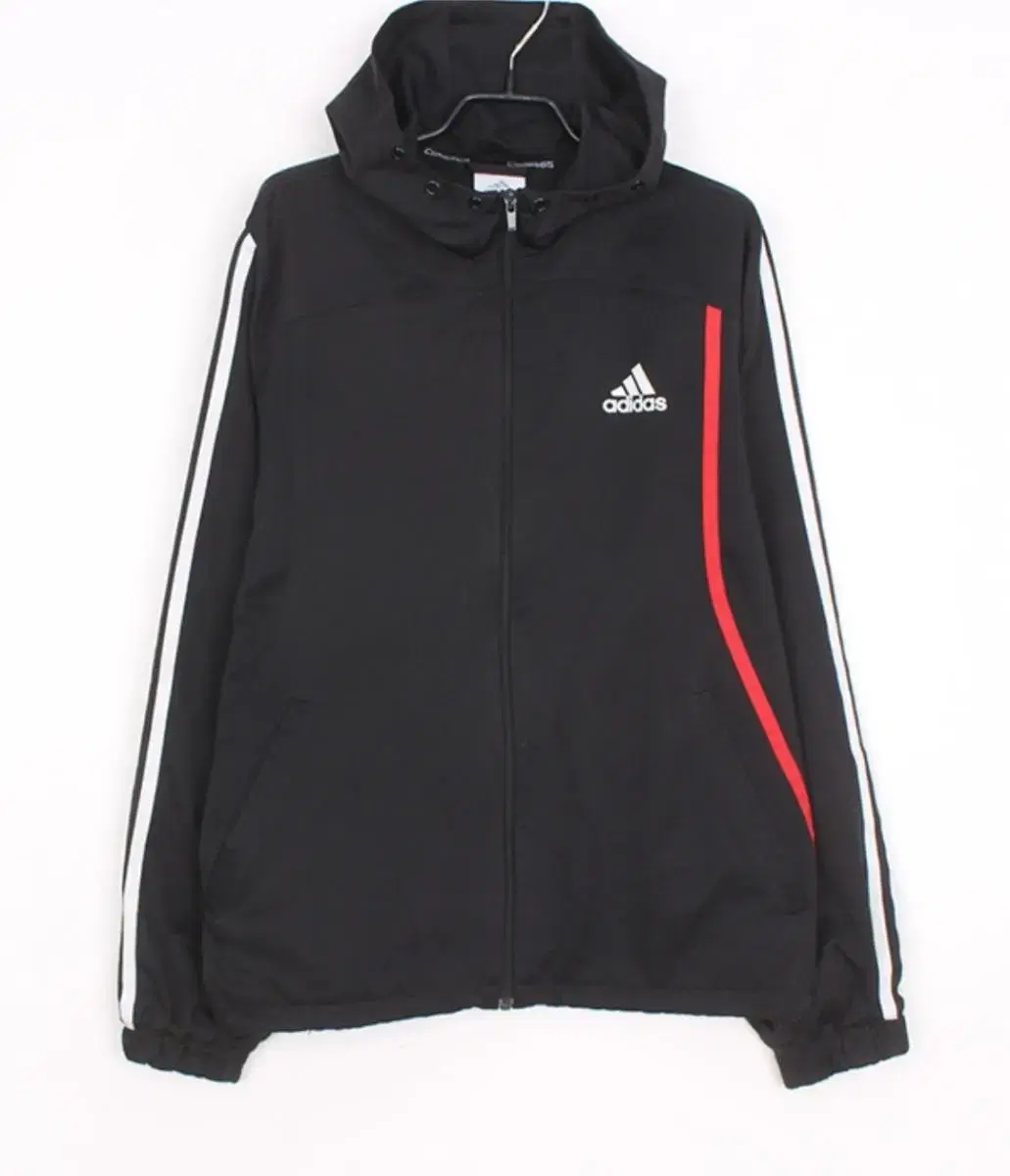 adidas 100 Hooded Zip-Up Jersey Sweatshirt