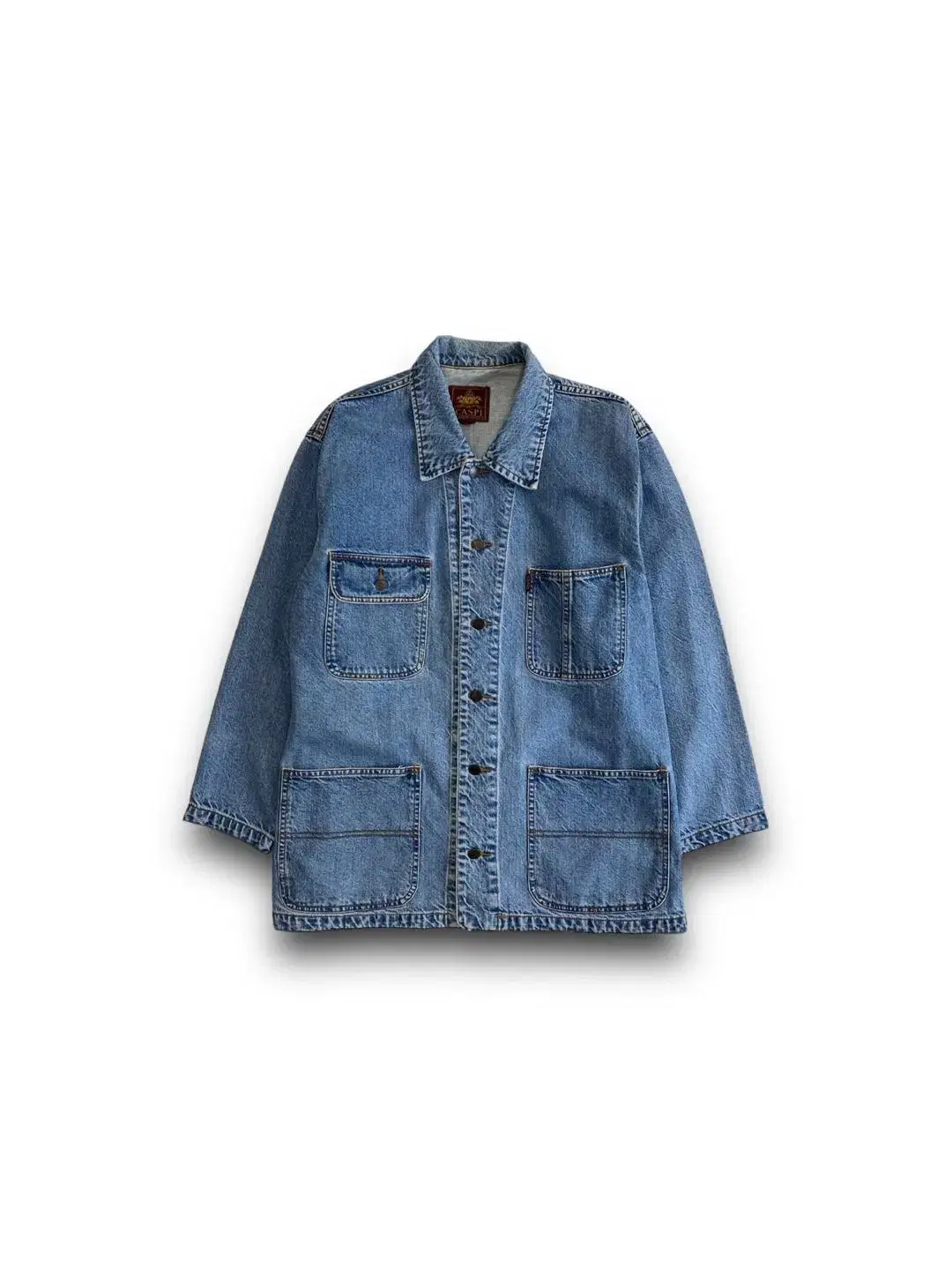 [L-XL] 90s Caspi Vintage Denim Work Jacket