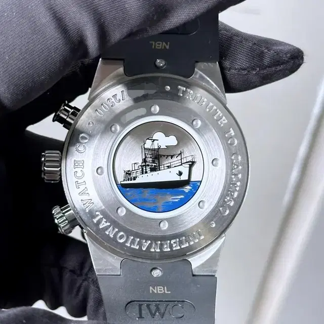 IWC 아쿠아타이머 크로노그래프 43mm 쿠스토 다이버 2500개 한정판