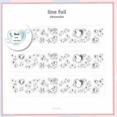 [마테띵] 무심한하루-라인 foil 키스컷마테 소분