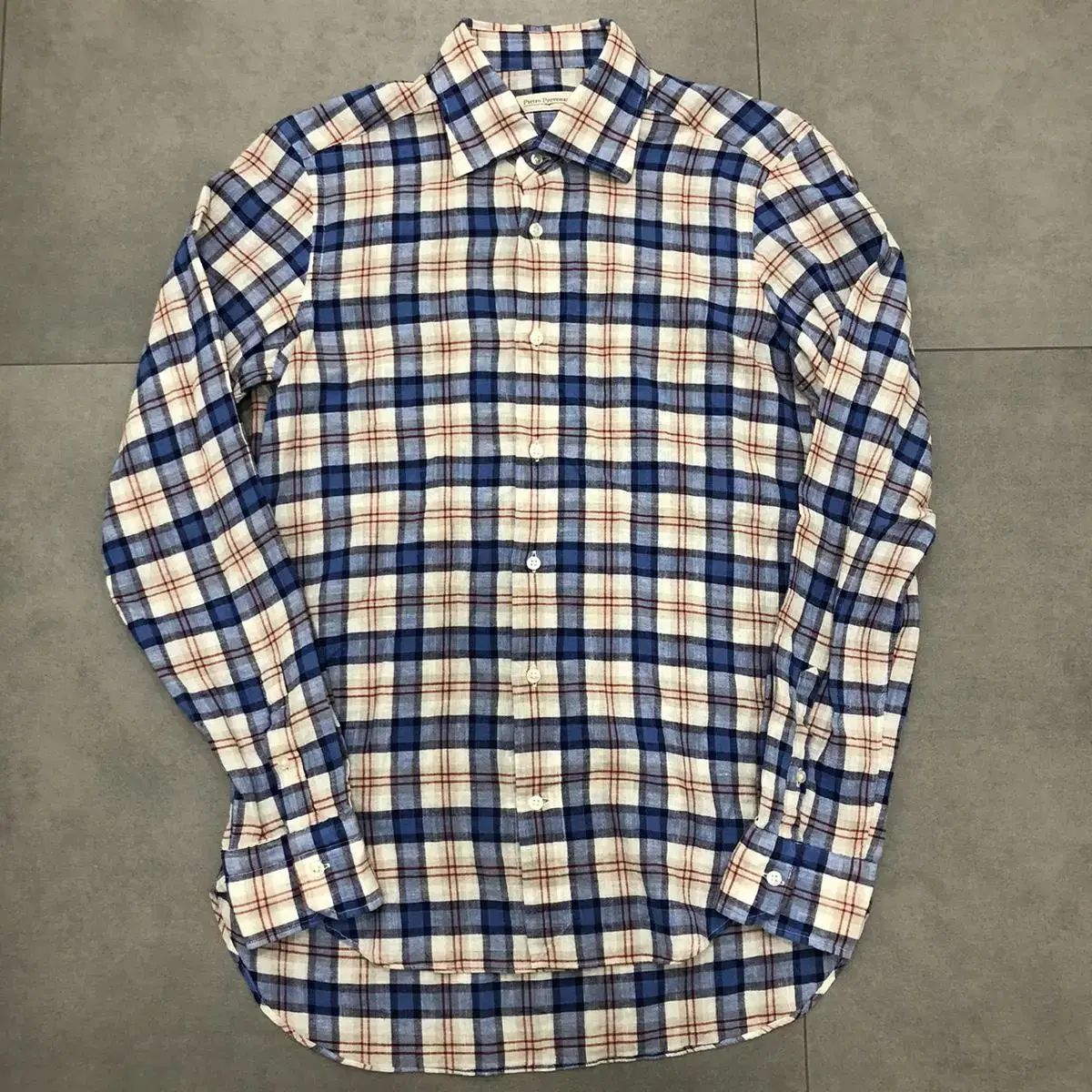 Pietro Provenzale Napoli Italian check shirt 15.5/39