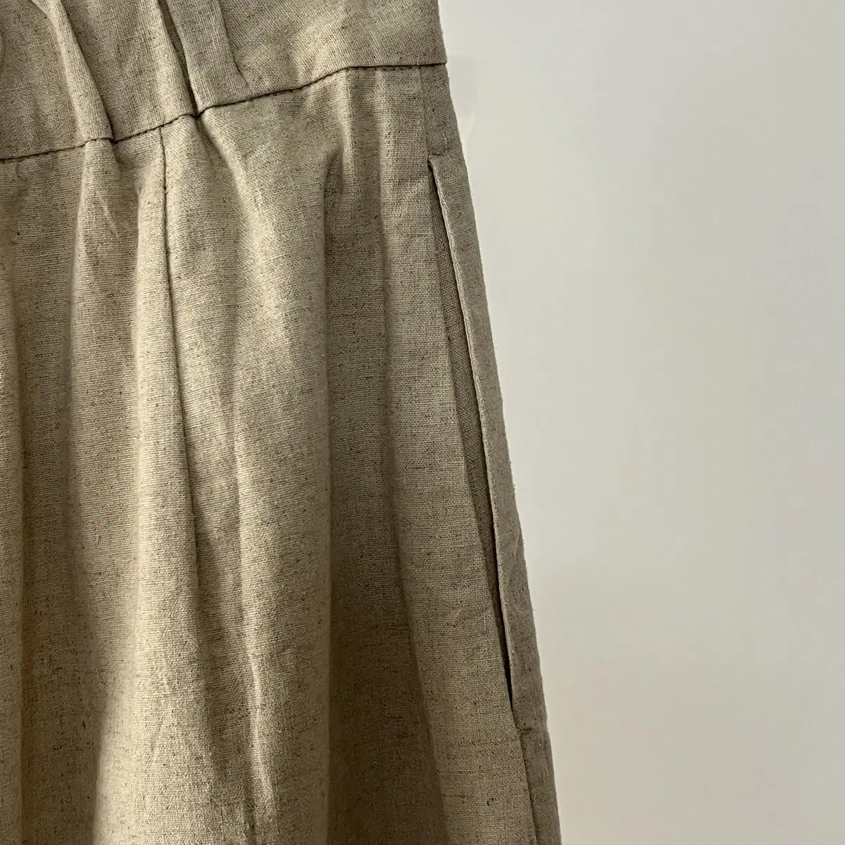 UNGRID linen long skirt