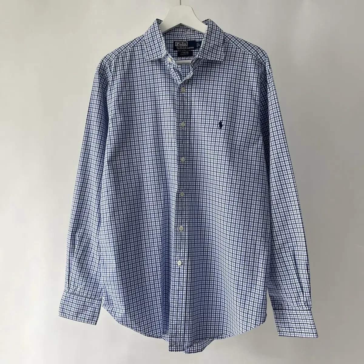 POLO RALPH LAUREN cotton100% check shirt