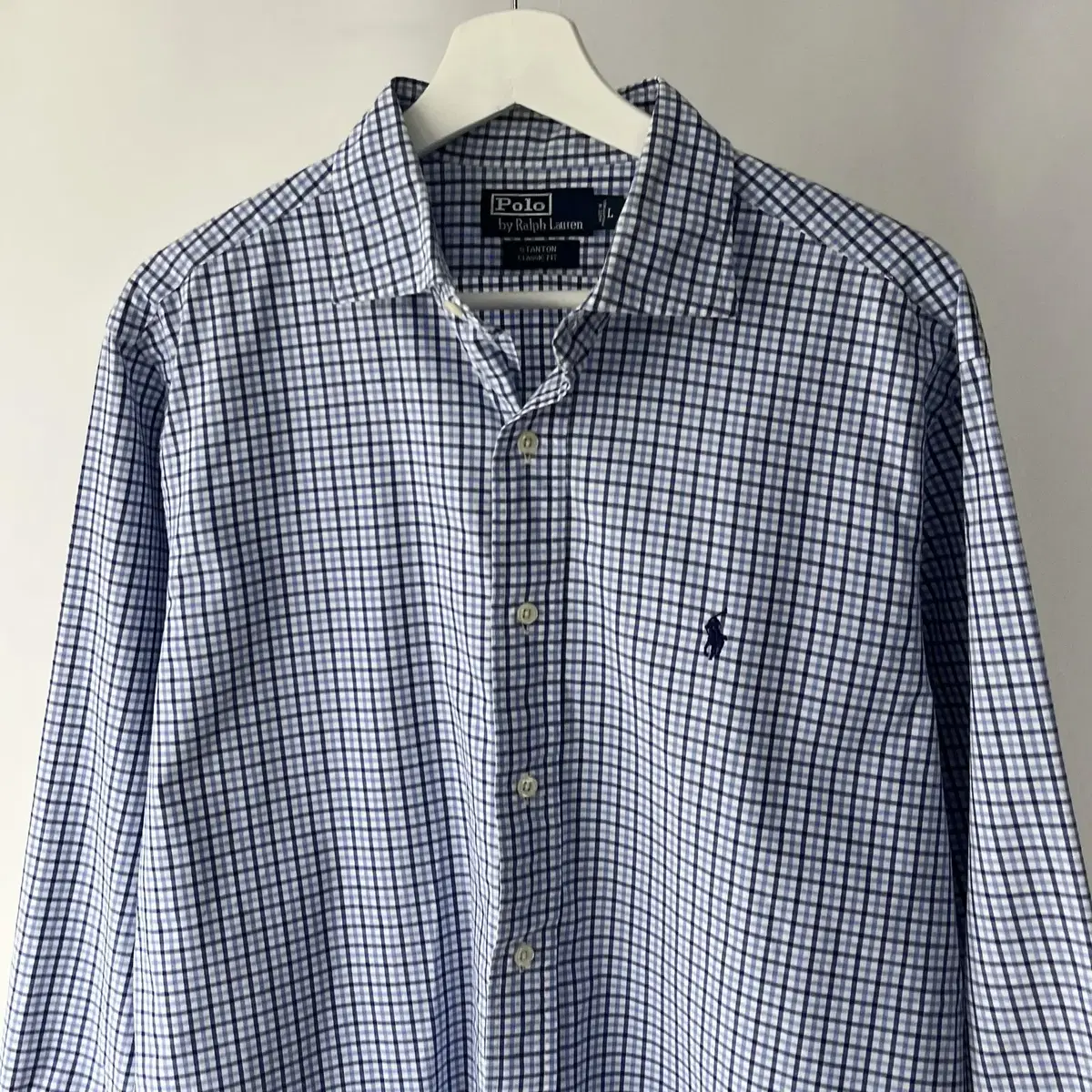 POLO RALPH LAUREN cotton100% check shirt