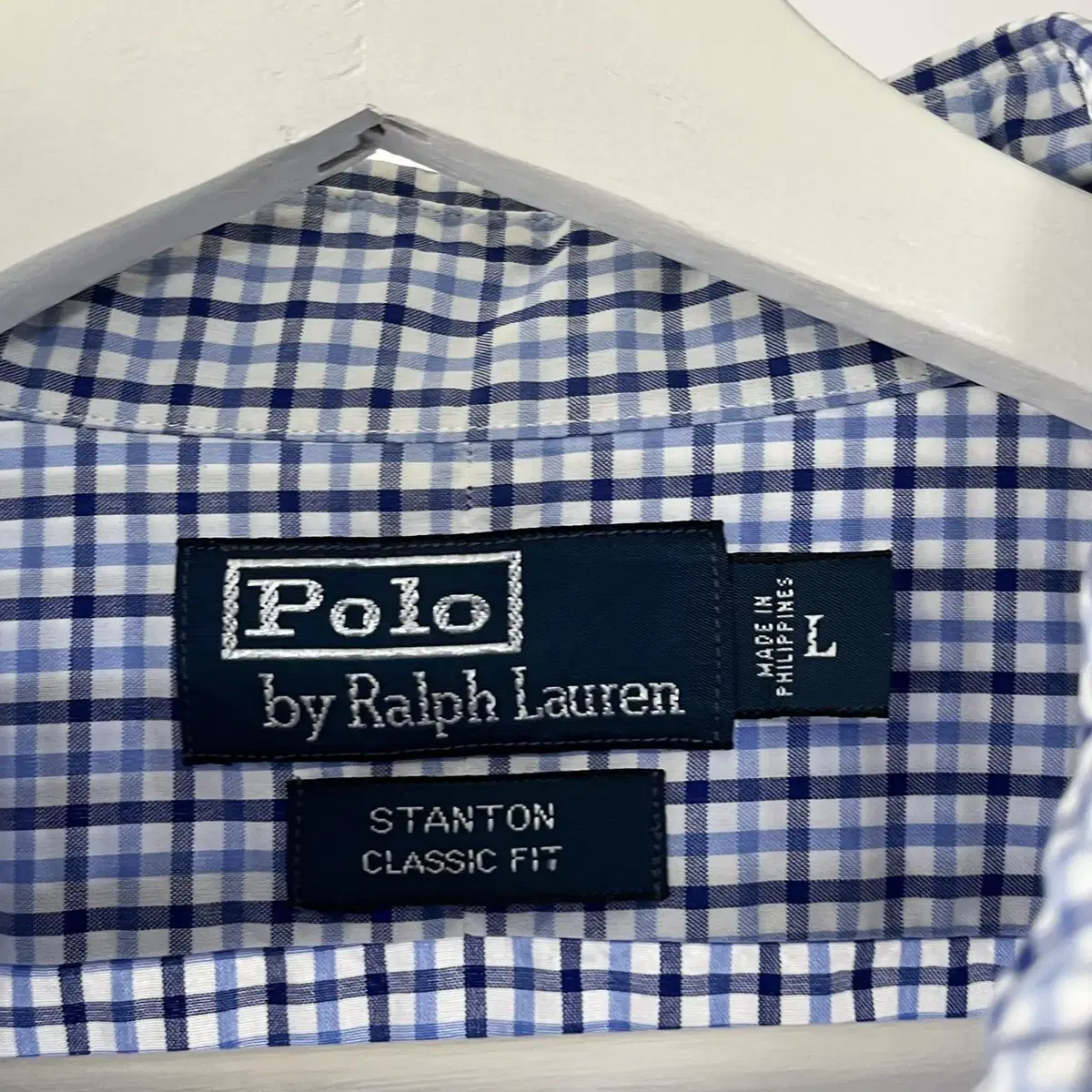 POLO RALPH LAUREN cotton100% check shirt