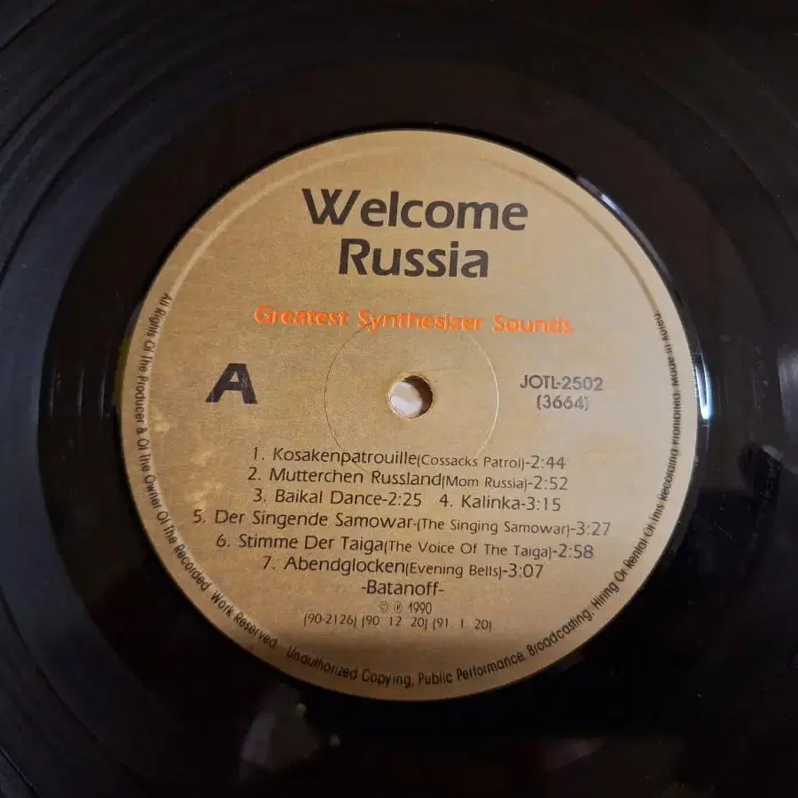 Welcome Russia greatest Synthesizer LP