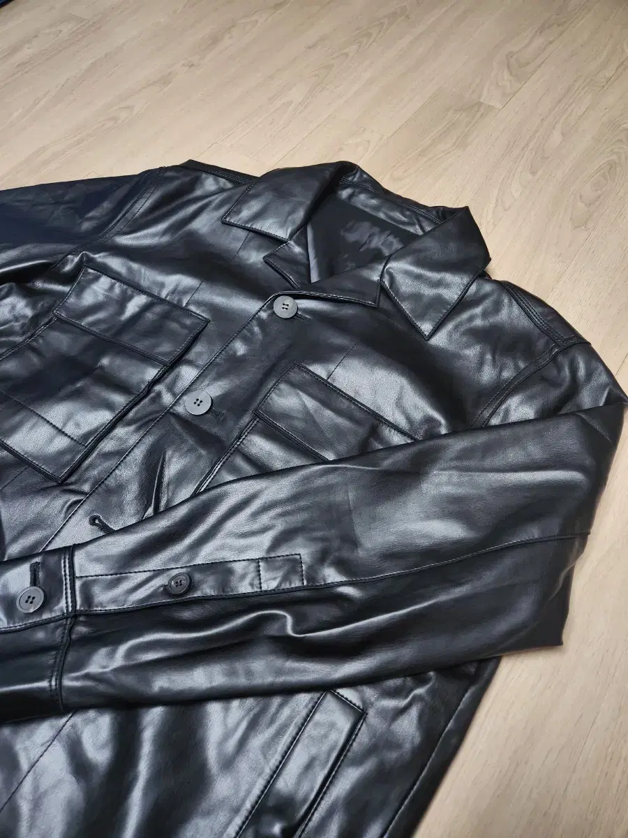 [Solid Homme] Leather jacket unworn and brand new