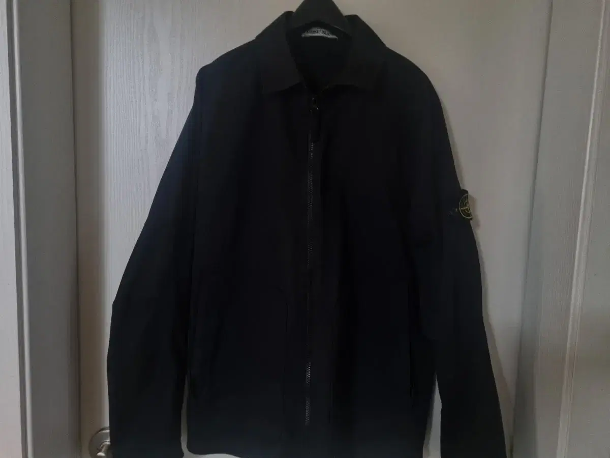 Stone Island Gabardine Overshirt L Black