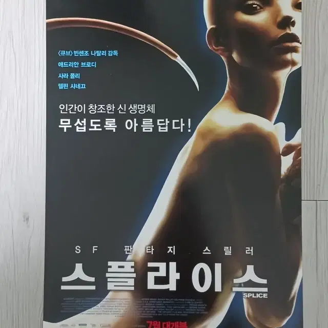 애드리안브로디 사라폴리 스플라이스(2010년)전단지