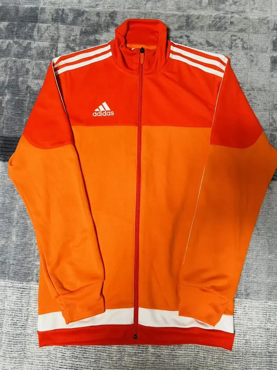 Adidas Orange White Jersey,zip-up,track top