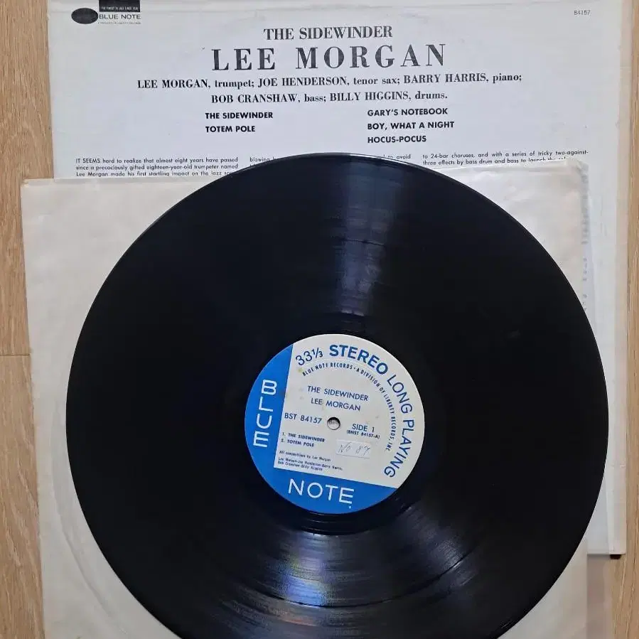 BLUENOTE LEE MORGAN SIDEWINDER