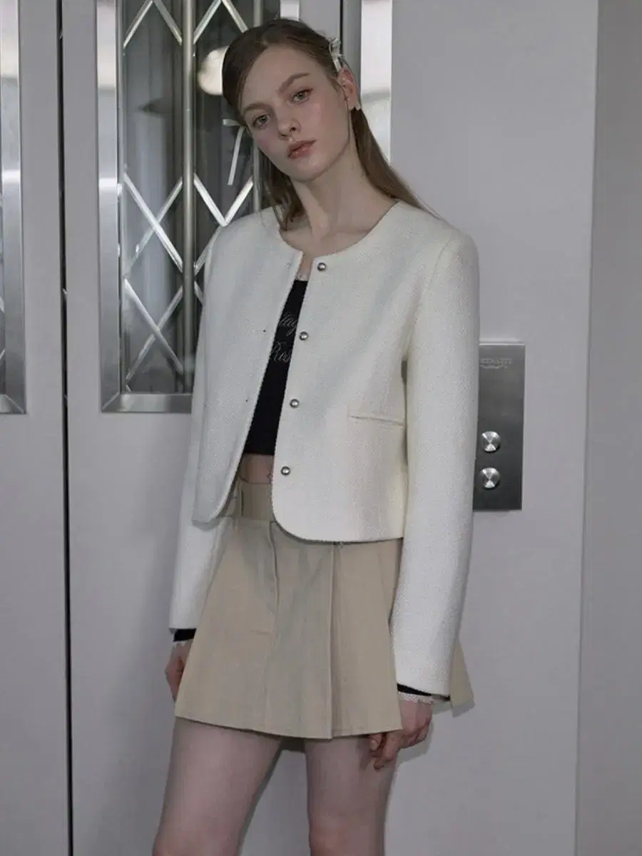 Rose Franz Tweed jacket ivory