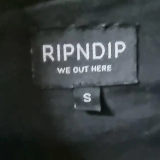 정품 립앤딥 RIPNDIP 고양이캐릭터 자켓