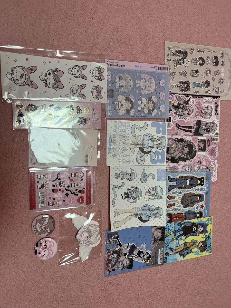 Bulk (sealsticker, milkyheart, domiworld, sticker, tongmate, mate, sanrio, inlay)