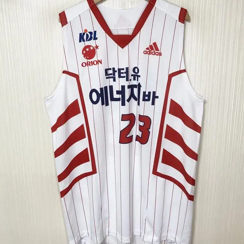 KBL 아디다스 고양 오리온 오리온스 선수실착유니폼 #23 김민섭