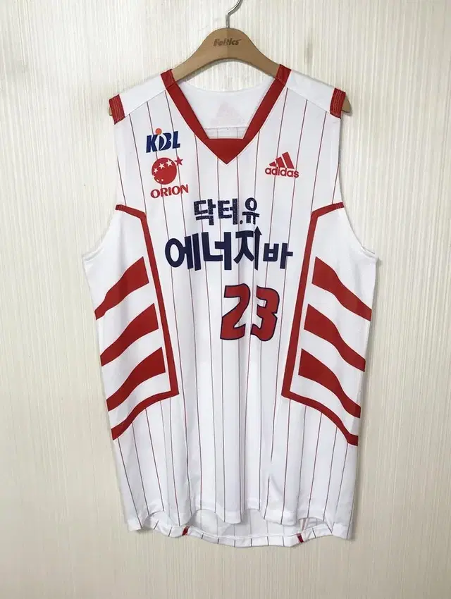 KBL 아디다스 고양 오리온 오리온스 선수실착유니폼 #23 김민섭