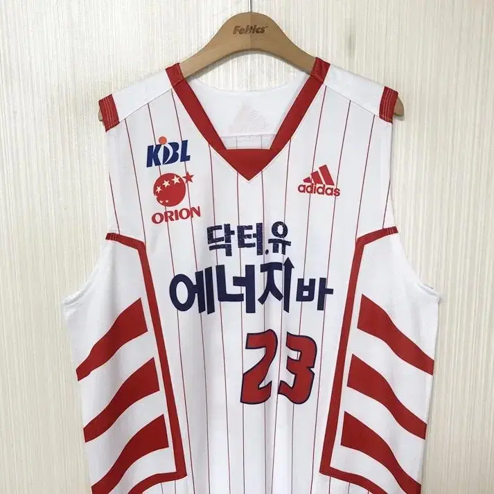 KBL 아디다스 고양 오리온 오리온스 선수실착유니폼 #23 김민섭