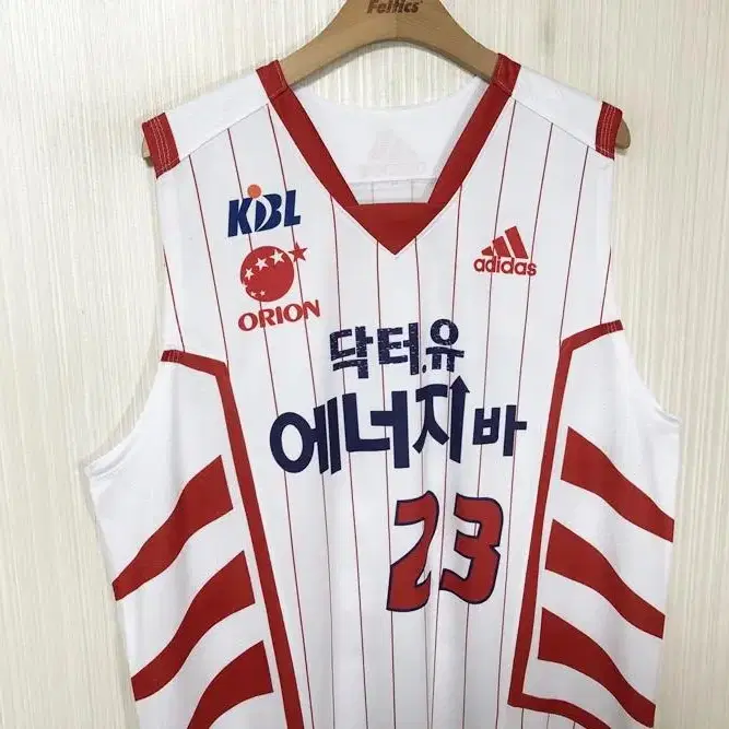 KBL 아디다스 고양 오리온 오리온스 선수실착유니폼 #23 김민섭