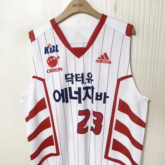 KBL 아디다스 고양 오리온 오리온스 선수실착유니폼 #23 김민섭