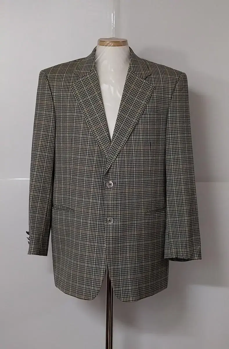 100)DAKSDax Merino wool check suit jacket combo