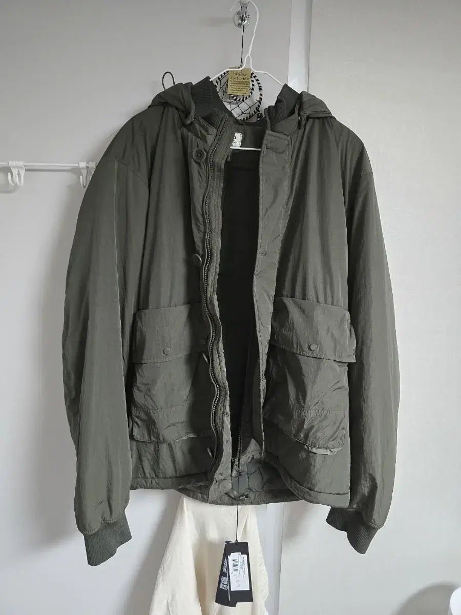 CP Company Chrome-R Goggles Bomber Jacket Olive 52