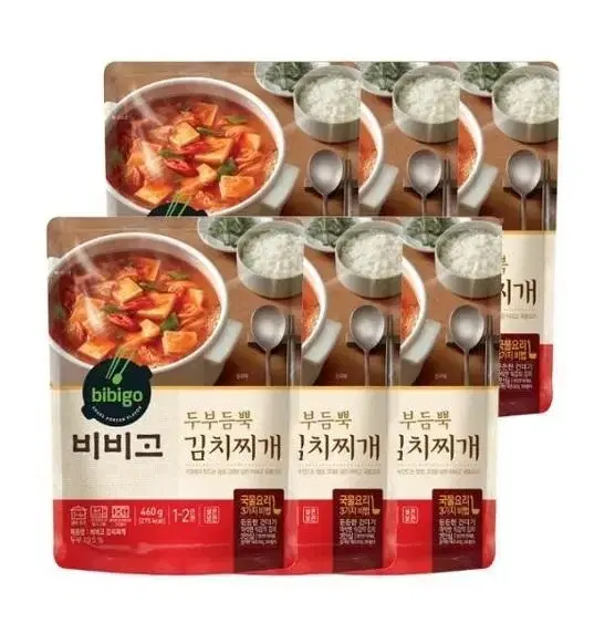 무료배송-비비고 두부김치찌개 460g 6개