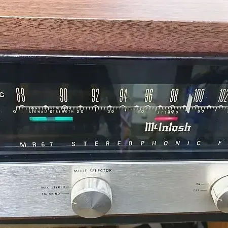 맥킨토시 Mcintosh MR67 진공관 튜너