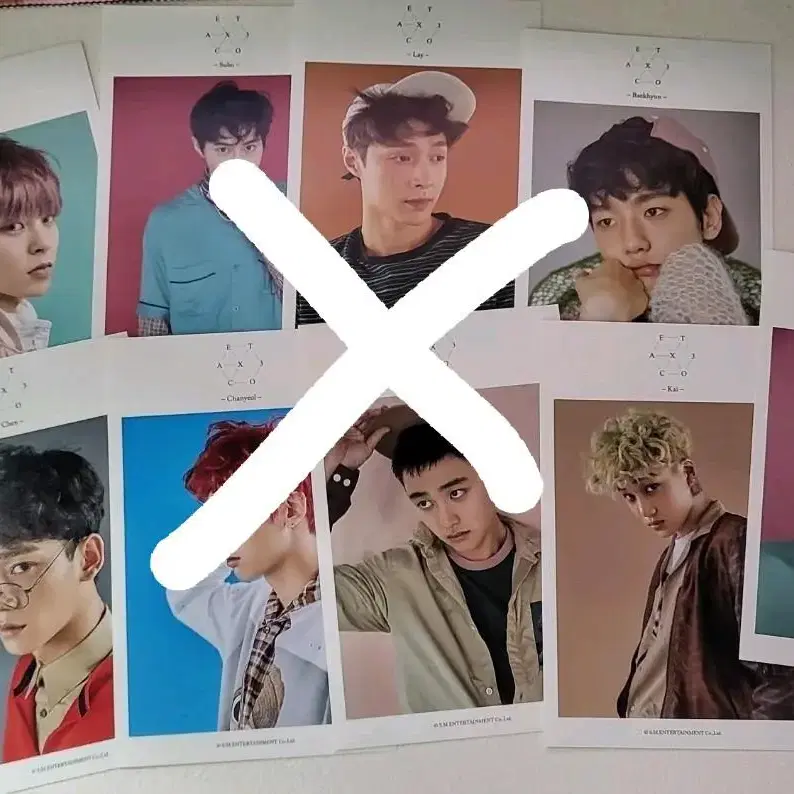 EXO 엑소 4x6 sd 인화 사진