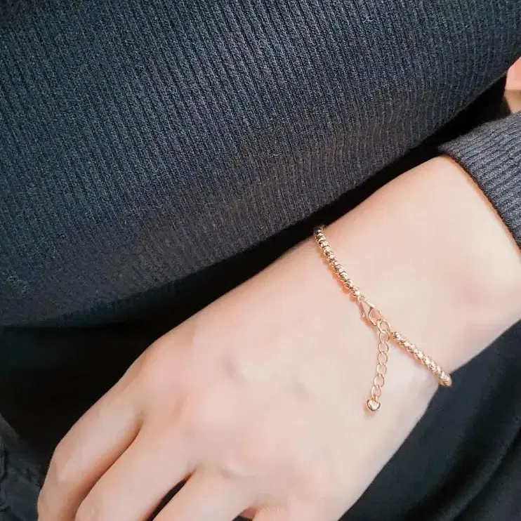 14k 레인볼팔찌 3mm